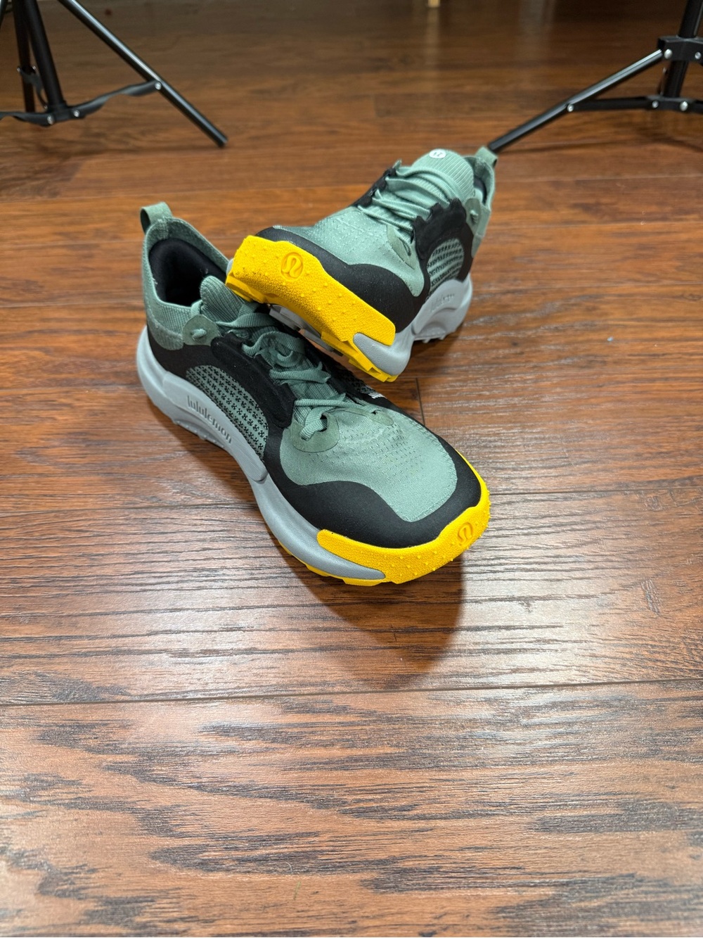 Lululemon Green & Yellow Athletic Sneakers - Picture 3 of 16